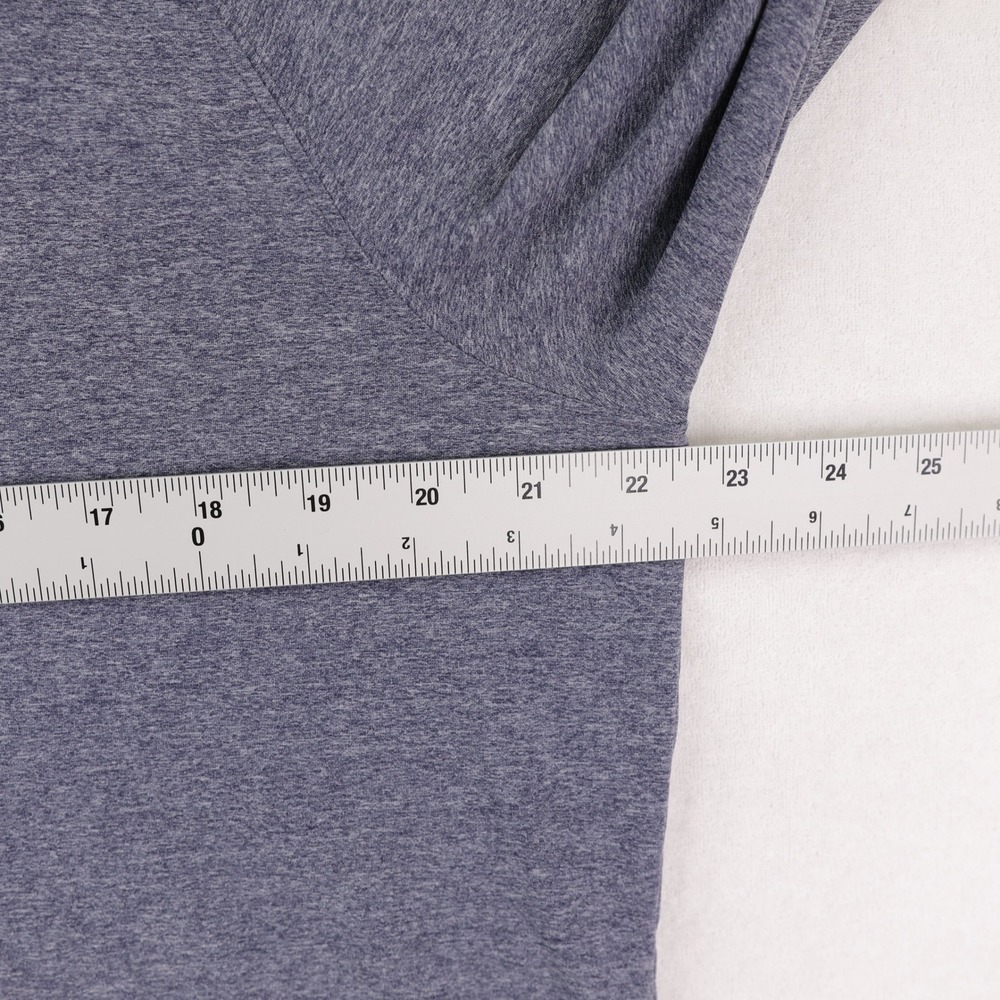 Rhone Reign Hoodie Mens Large Blue Heathered Long Sleeve Activewear Athleisure - Picture 5 of 10